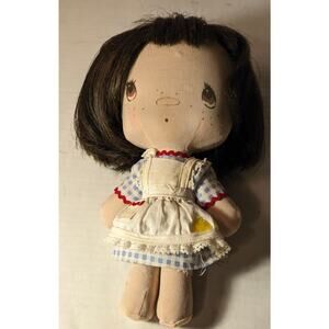 Vintage 1974 American Greetings Co. Little Urchins Cloth Rag Doll Brown
